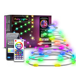 LinkMejor 5m~20m Smart RGBIC LED String Lights Music Sync IP68 Waterproof APP/Remote/Voice Control With Alexa/Google Christmas Decoration