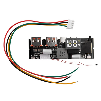 PD 65W 100W Fast Charging Module Mobile Power Supply Board Dual Way Charge 6-Port QC PD PPS SCP VOOC USB Type-C Solar Panel Compatible
