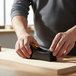 Ebony Corner Plane 0-5mm Adjustable Chamfer Hand Planer for Woodworking Edge Trimming
