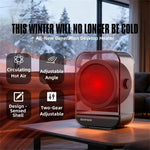 Tevorex 220V Portable Electric Heater Fast Heating Mini Space Heater with Overheat Protection for Home & Office