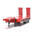 LinkMejor OH32N02 DIY KIT 1/32 RC Car Flatbed Semi Ramp Trailers Unassembled White Color Mini Truck Vehicles Models Toys