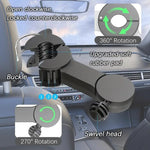 Car Fan 360° 3-speed Car Seat Back Cooling Fan USB Charge Dual Head Fan Adjustable Rotation Neck Cooler for Car Home Accessories