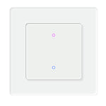 Tuya Smart WiFi Light Switch 1/2/3 Gang Tempered Glass Panel Switch with Schedule & Automation Function Smart Life APP Voice Control with Alexa Google Home