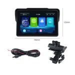 7.0 inch Portable Digital Motorcycle Dashboard GPS Navigation Display Screen Monitor BT5.0 Wireless CarPlay Moto Android Auto