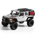 HB Toys R1001-B-R1016-B RTR 1/10 2.4G 4WD Brushless RC Car Rock Crawler Off-Road Climbing Truck Hobbwing ESC with Winch Diffs Lock Two Speed LED Light Straight Axle Metal Beam Full Proportional Remote Control Vehicles Models Toys