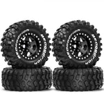 4PCS Redspider 1.9" Wheel Hub 95mm Tires for 1/10 1/12 LC80 MJX H12Y H12Y+ RC Climbing Car Vehicle Models Spare Parts