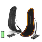 LinkMejor Batteries Heated Shoe Insoles Feet Warm Sock Pad Mat Electrically Heating Insoles Washable Warm Thermal Insoles Unisex