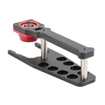 LinkMejor Flat Vertical Drilling Jig 6mm 8mm 10mm Replaceable Drill Sleeves Woodtable MFT Woodworking Positioning Hole Puncher