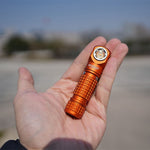 Manker E03H III 1200LM Magnetic Tail EDC LED Flashlight Built in 14500 Battery Rechargeable Portable Mini Torch, with White/Red/Green Filters Clip L-shape Pocket Light