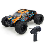 LinkMejor MT16 RTR 1/16 2.4G 4WD 80km/h Fast Brushless RC Car 3S Desert Monster Off-Road Truck Alloy Chassis LED Light Full Proportional Vehicles Models Toys Oil Filled Shocks