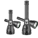3000LM Strong Light Flashlight Large Light Cup Fixed Focus Outdoor Flashlight With Electronic Display