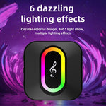 Intelligent Wireless Music Doorbell 50-100 Meters Range 38 Rings LED Lighting Silent Mode Adjustable Volume Call Alarm Waterproof Smart Home Door Bell
