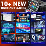 Autel Maxisys MS908CV II Diagnostic Tool Advanced ECU Coding J2534 ECU Programming Commercial Vehicle Diagnostics 3000+ Active Tests QCOM CPU Android 10 WiFi