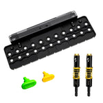 Woodworking Straight Hole Drill Template Hinge Hole Opener Dual Drill Bit Adapter Spring Pressure Cabinet Door Positioning Plate