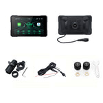 5.0 inch Wireless CarPlay Moto Android Auto Portable Digital GPS Moto Navigation Motorcycle Dashboard Display Screen TPMS