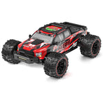 LinkMejor MT09 RTR 1/9 2.4G 4WD 85km/h 4S Brushless RC Car Desert Off-Road Monster Truck Large Foot Metal Chassis Drive Shaft Gears Oil Filled Shocks LED Light Professional High Speed Vehicles Models Toys
