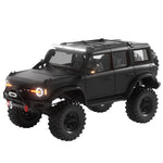 HB Toys R1001-B-R1016-B RTR 1/10 2.4G 4WD Brushless RC Car Rock Crawler Off-Road Climbing Truck Hobbwing ESC with Winch Diffs Lock Two Speed LED Light Straight Axle Metal Beam Full Proportional Remote Control Vehicles Models Toys