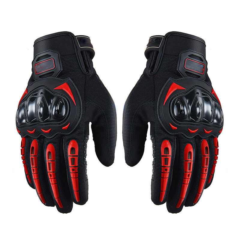 Pair Touchscreen Motorcycle Gloves Full Finger Touch Screen Sport Riding Bike Bicycle Cycling Racing Gloves