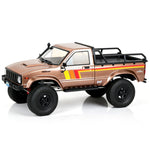 LinkMejor EX86110 PRO For PIONEER Ⅱ 1/10 2.4G 4WD Brushless RC Car Rock Crawler Off-Road Climbing Pickup Truck Two Speed LCG Portal Axle  Reverse Drive Hobbywing Motor ESC LED Light Oil Shocks Vehicles Models Toys