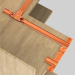 Imbot Wood Cross-backer Ruler 90° Corner Plate Precision Aluminum Alloy Woodworking Cutting Guide Positioning Tool
