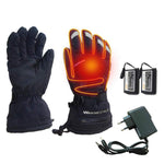 LinkMejor 3-Modes Electric Heated Gloves  Full Fingers Heating Winter Gloves Men Women Waterproof Tactical Mittens