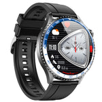 MT900 1.56-inch AMOLED Display ECG+PPG Voice Assistant LED Flashlight bluetooth Call Heart Rate Blood Pressure Blood Oxygen Monitor Sleep Monitoring Blood Glucose Testing SOS Emergency Call Multi-sport Modes IP67 Waterproof Smart Watch