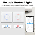 40A Tuya WiFi Smart Boiler Switch Touch Timer Control Alexa Google Assistant SmartThings Compatible Countdown Function