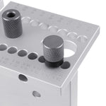 LinkMejor Wnew Precision Doweling Jig Woodworking Hole Puncher Drill Guide Positioning Hole Opener DIY Woodworking Tools