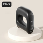 Fascia Massager Ring with Heat Compress 5 Speed Vibrating Massage for Neck Back Waist Leg Portable Handheld Muscle Massage Tool Type-C Fast Charging