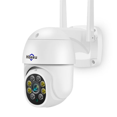 LinkMejor WHD305 5MP HD 5X Zoom PTZ WiFi IP Camera Outdoor Security Camera Full Color Night Vision Two-way Audio Motion Detection P2P Wireless CCTV Surveillance Camera Work with Alexa