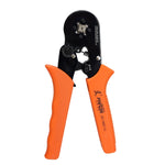 LinkMejor  JX-1687 6-4 Tube-type Terminal Crimping Plier Ratchet Labor-saving Crimping Pliers Sleeve-type Terminal Crimping Pliers Wire Ear Crimping Tool