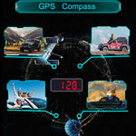Car HUD Head Up Display LED Display Alert Speeding Alert Car LED Display Clock Car SUV RV Miles/Hour Switchable KM/H MPH