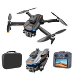 LinkMejor S158 GPS 5G WiFi FPV with 4.5inch LCD Screen Controller 720P HD Dual Camera Servo Gimbal 360° Obstacle Avoidance Brushless Foldable RC Drone Quadcopter RTF