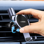 LinkMejor LP493 Car Air Vent Gravity Mount Stand with Universal Rotary Ball Aluminum Alloy Clamp Support for 4.7-7.2 inch Mobile Phones