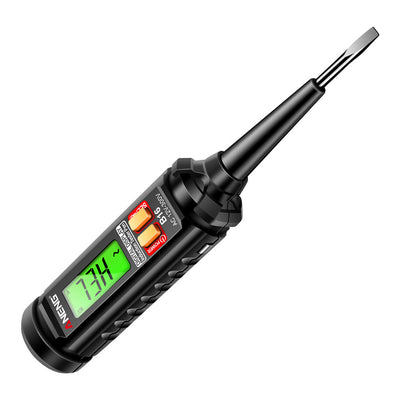 LinkMejor B16 Digital Tester Pen 12V-300V Non-Contact Voltage Detection LCD Display Sound and Light Alarm Flashlight Function Auto Shutdown