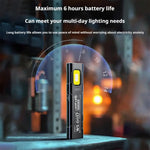 LinkMejor Keychain Flashlight Multi-functional Portable USB Rechargeable Mini Torch Light With Magnet For Outdoor Hiking Camping