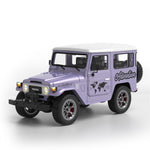 LinkMejor HG4-211 RTR 1/16 2.4G 4WD RC Car for TOYOTA FJ40 Land Cruiser Off-Road Truck with Winch LED Light Sound Smoke Simulated Suspension Metal Drive Shaft Spring Wheel Hub Remot Control Vehicles Models Toys
