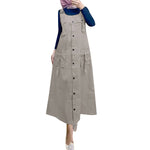 LinkMejor Women Maxi Dress Solid Color Wide Halter Dress Comftable Workwear Wide Straps Long Dress Plus Size