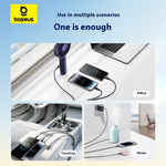 Baseus Fast Speed Series 3.5A USB-A to Micro/iP/USB-C Cable Fast Charging Data Transmission Tinned Copper Core Line 0.8M/1.3M Long for iPhone 16 16 Pro 15 14 13 Pro Max for Huawei Mate XT for Xiaomi 15pro