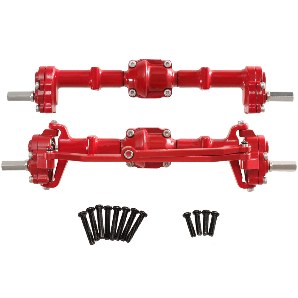 Upgraded Metal Parts Front Rear Door Bridge Axle for MNRC MN82 LC79 MN78 D90 D91 D96 99S 1/12 RC Cars Vehicles Models Spare Accessories