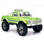 LinkMejor PLUS CR18P EVO V2 Convoy RTR 1/18 2.4G 4WD Brushed RC Car Two Speed Trail Rock Crawler Off-Road Climbing Truck Portal Axles Oil-Filled Shocks LED Light Electric Remote Control Vehicles Models Toys