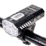 Astrolux® BL06 3+3 LEDs 2000LM Bike Headlight Dual Distance Beam 10000mAh Phone Power Bank Bike Light USB Rechargeable LED Handlebar Flashlight for Electric Bike Electric Scooter MTB Bicycle