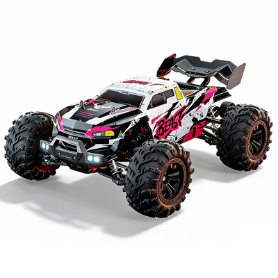 LinkMejor SG618 MAX RTR 1/16 2.4G 4WD 80km/h Brushless RC Car LED Light Off-Road Climbing Truck High Speed Full Proportional Control Metal Differential Drive Shaft Vehicles Model Toys