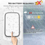 1 to 1 Home Wireless Doorbell IP68 Waterproof 38 Kinds Ringtones 4-level Volume Adjustable EU Plug Self-powered Button Music Doorbell