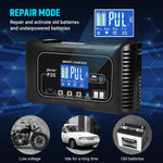 LinkMejor 15A/20A Smart Battery Charger Automatic Pulse Repair Charge for Lead-Acid Lithium LiFePO4 Battery Car Motorcycle Charger
