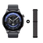 [2025World Premiere]LinkMejor Btalk 3 GPS 1.43inch AMOLED Display GPS  Double Straps 3ATM Waterproof bluetooth Call Heart Rate Blood Oxygen Monitor Sleep Monitoring Female Tracking Breathing Training Multi-sport Modes Smart Watch