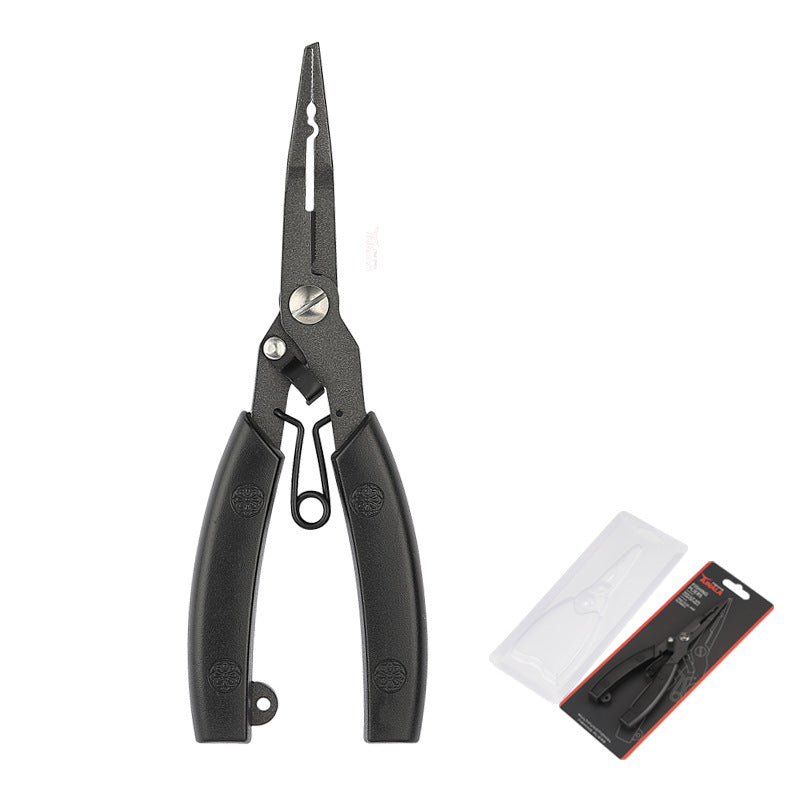 LinkMejor Fishing Line Cutter Pliers Stainless Steel Multifunctional Fishing Line Clamp Tools for Outdoor Saltwater Freshwater Fishing