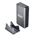[GaN Tech] Bakeey YMX-950W 950W 10-Port USB PD Charger with Digital Display 3USB-A+7USB-C PD QC Fast Charging Desktop Charging Station EU Plug for iPhone 17 17Pro Max 16 15 14 for Xiaomi 17pro for SAMSUNG for HUAWEI