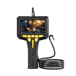 360° Rotatable 6mm Industrial Endoscope 1080P HD Single Lens with 4.5 Inch Screen Display for Automotive Pipe Repair J45