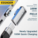 LinkMejor ES-OTG10 PD100W Magnetic USB-C OTG Adapter Fast Charging Type-C Magnet Connector 20Gbps Data Sync 4K@60Hz for Macbook Laptop